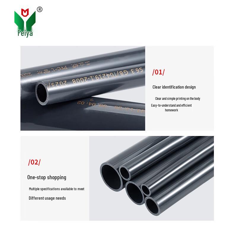 Feiya Industrial UPVC Chemical Resistant Pipe