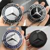 Benz amg 1pc For Mercedes Benz AMG 57mm Car Logo Front Hood Badge Emblem Bonnet W212 W213 W205 W177 W247 W176 CLS CLA CLK CLG GLS DM1