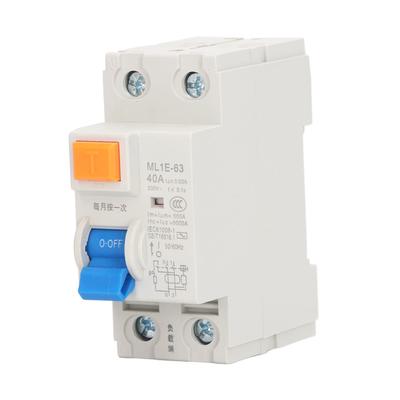 Miniaturní jistič Jistič s proudovým chráničem s ochranou proti přetížení a svodovému proudu 1P+N 40A 230V