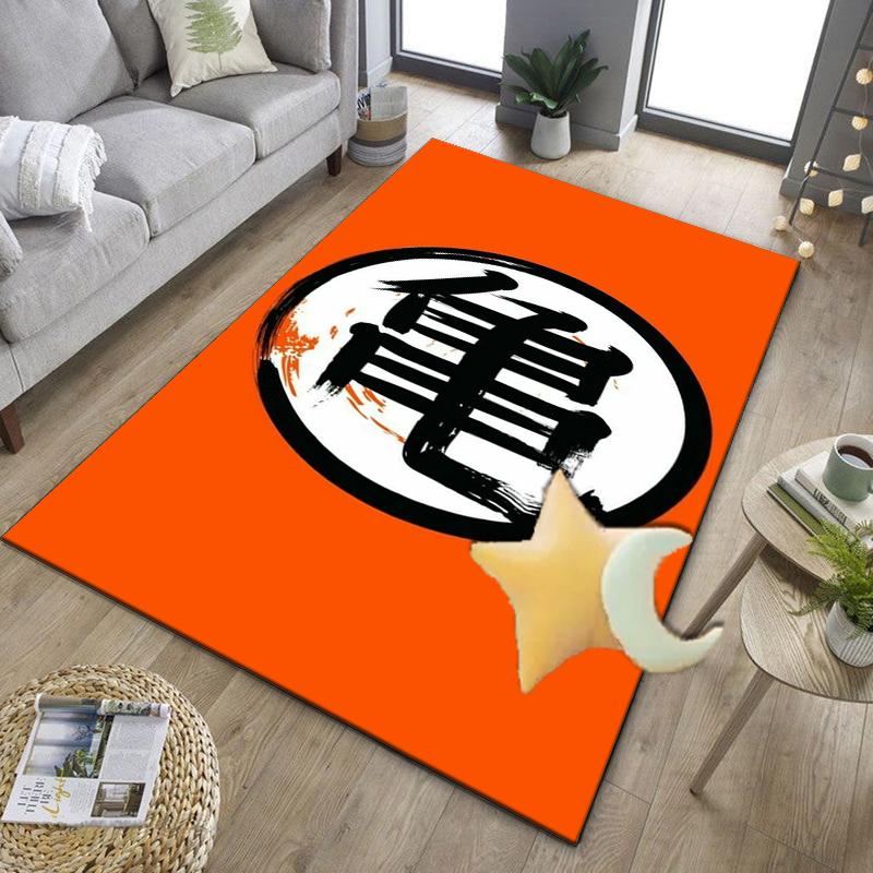 Goku Anime Office Rug Chair Mat, Game Carpet, Suitable for Front Door, Bedroom, Living Room, Desk, Holiday Gift