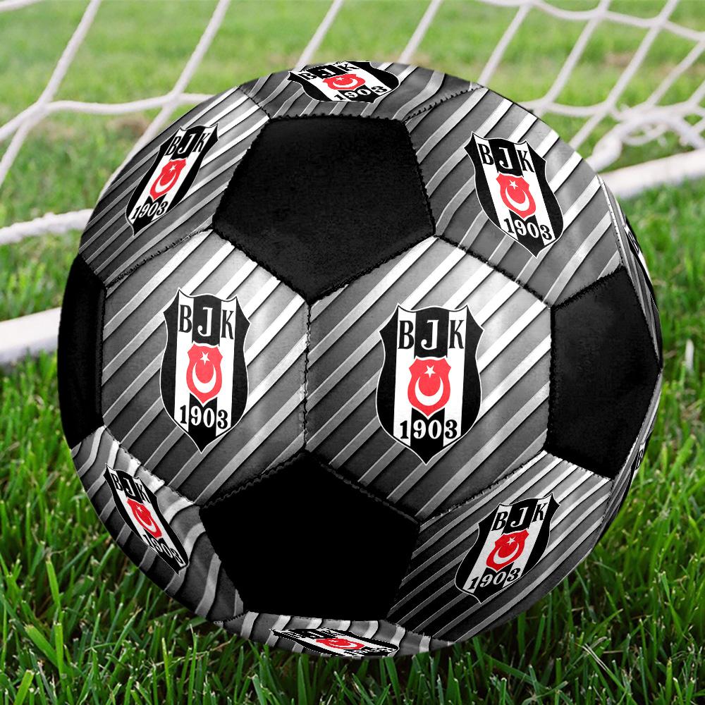Beşiktaş J.K Fußball Bunt Alle Altersgruppen Maschinengenäht PVC Wettkampfbereit Langlebig Hoher Rückprall.GRÖSSE5