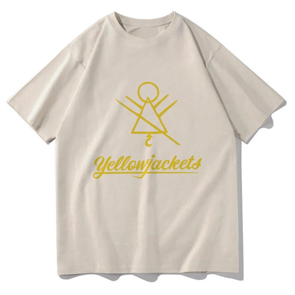 

WHS Yellowjackets Футболки Yellowjackets Сезон 3 Смішний одяг для чоловіків/жінок Естетичні топи Унісекс одяг Футболка з принтом L