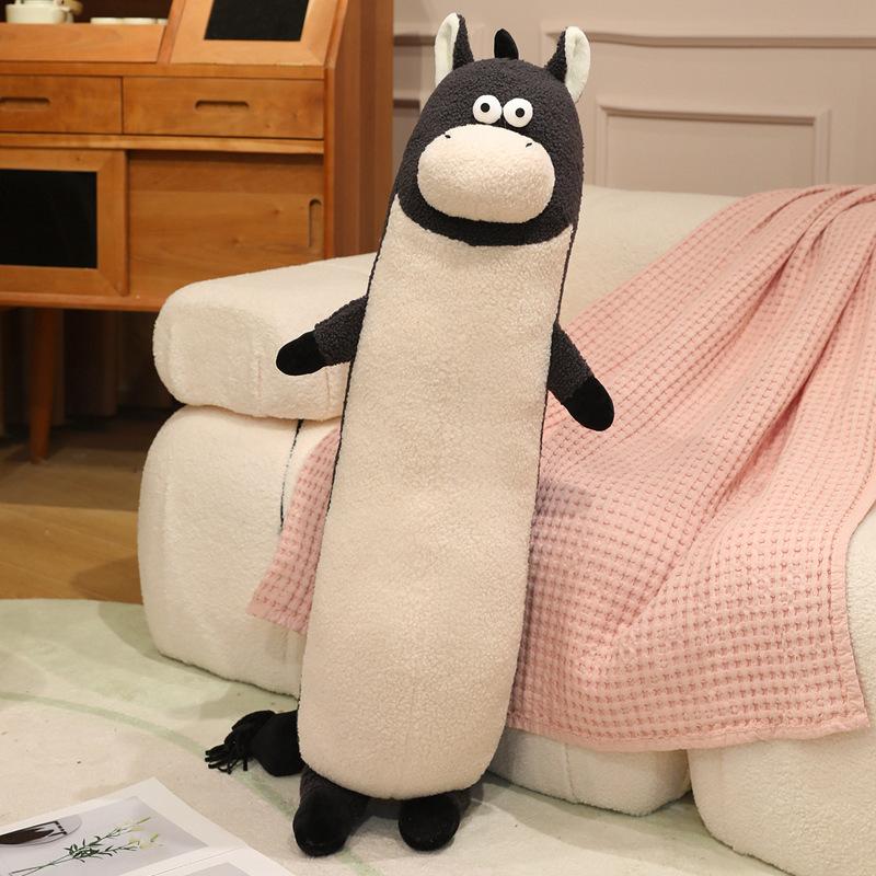 Cute And Charming Hippo Plush Pillow Stuffed Animal Extended Hippopotamus Cushion Decor Sleeping Companion Girls Birth Date Present