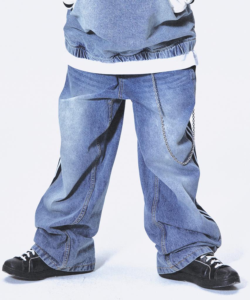 SPORT CHAMBER Sc Track Denim Pants (Blue)