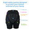 Shorts Rembourrés de Protection Protection 3D Rembourrage de Hanche Antidérapant Protection de Hanche pour Patinage Tapis de Fesses de Ski pour Snowboard Skate