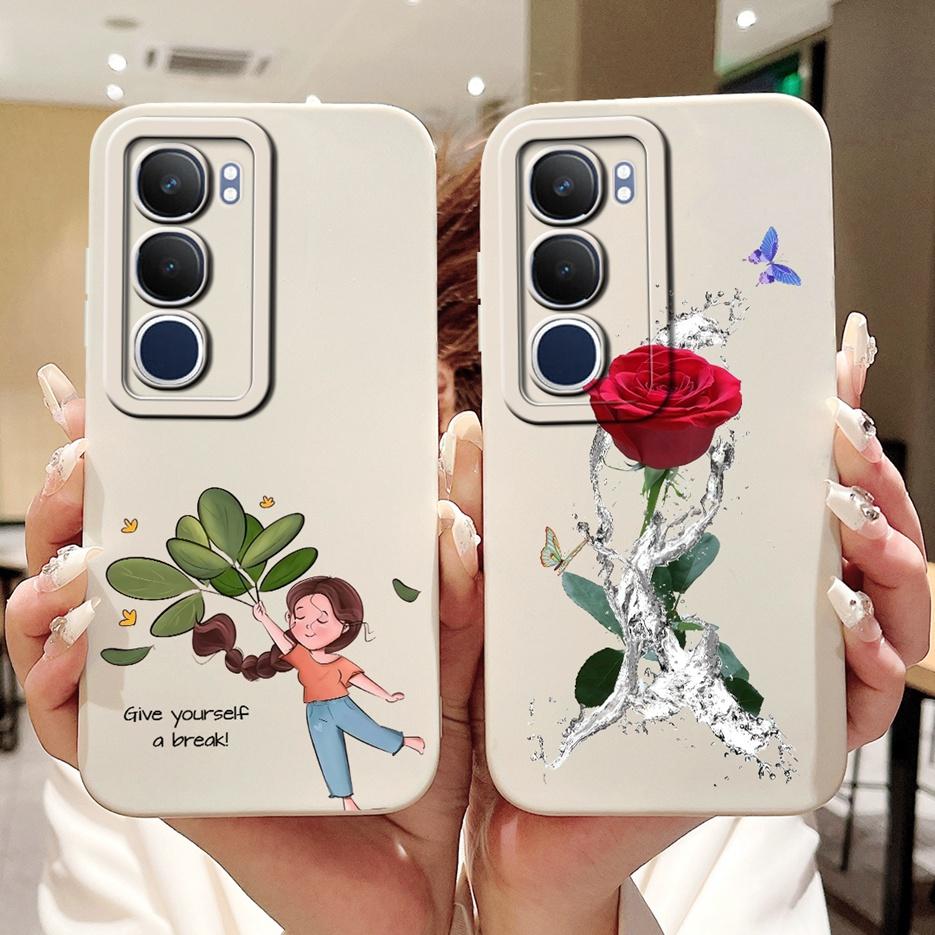 For Vivo Y19s Case V2419 New Unique Candy Painted Cover 6.68'' Shockproof Phone Case For Vivo Y19s Y 19 s VivoY19s 4G Soft Shell