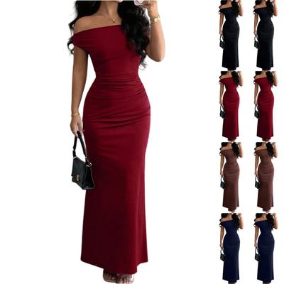 Women's Casual Fashion R,neck Sleeveless Retro Christmas Print Retro Dress