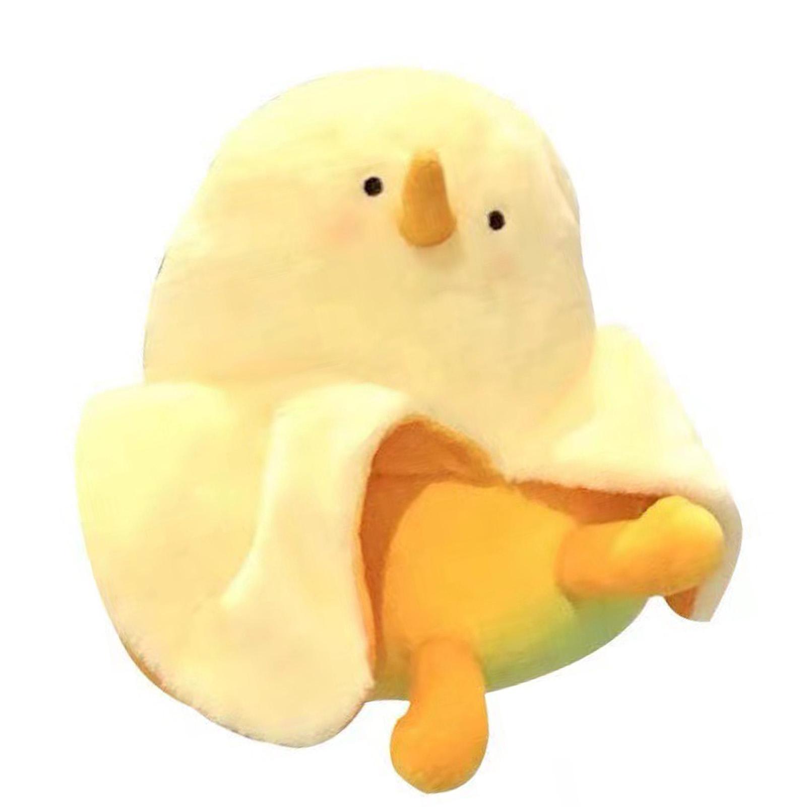 

Fluffy Chicken Plush Toy Cartoon Cute Soft Comfortable Chick Plush Toy for Companion Sleeping Mangifera Indica Chick 45cm / 17.7in, 0.7kg / 1.5lb