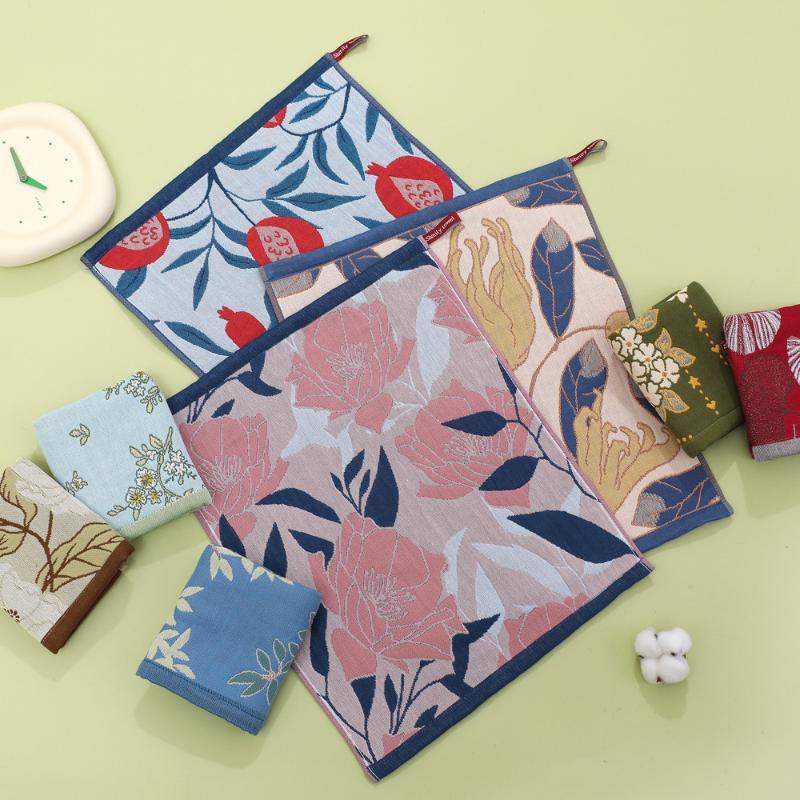 Pure Cotton Square Towel, Pure Cotton Towel, Kitchen Towel, Cotton Gauze, Pure Cotton Dishcloth, Tea Towel, Home Restaurant