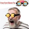 Funny Plastic Eyewear Novelty Toys Prank Glasses Toys Fake Adult Big Frog Eyes Party Parody Props Children Holiday Accessories