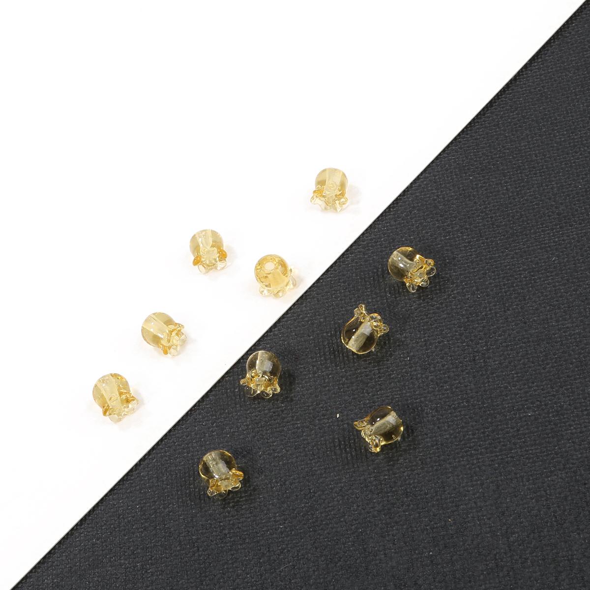 

Хрустальные Стеклянные Бусины Цветок Лилии Свободные Бусины-разделители для DIY Ожерелья Браслета Изготовления Ювелирных Изделий