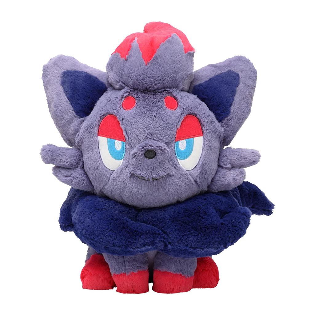 Pokémon Center Original Fluffy Hug Plush Zorua 39 x 29 x 33 cm (H x W x D)