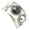 Les Trésors De Lily [G5212] - Silver Gray 'Kilimanjaro' Designer Bracelet
