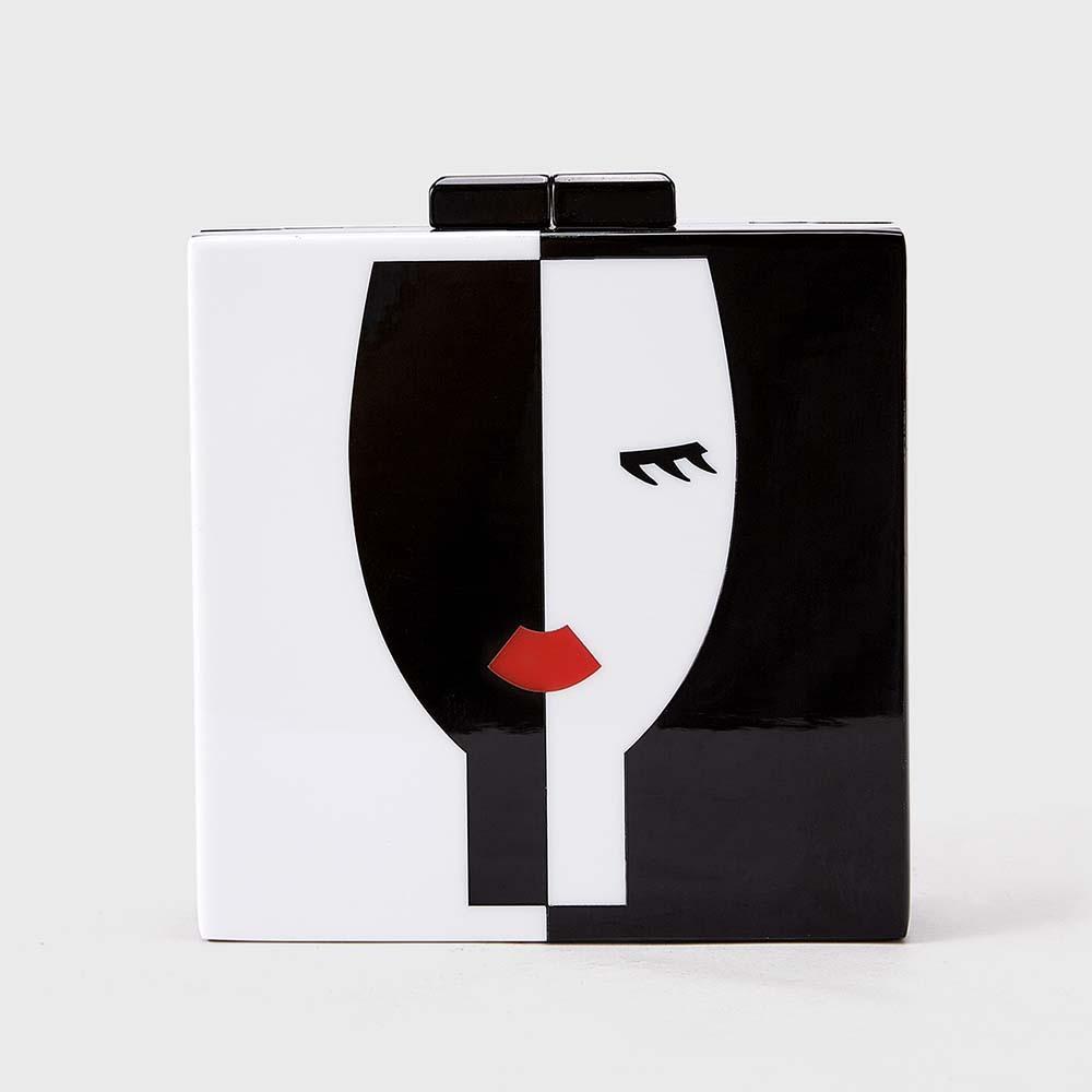 

Women S Single Shoulder Oblique Span Bag, Face Splicing Acrylic Bag, Fashion Wedding Dinner Clutch Bag чёрный