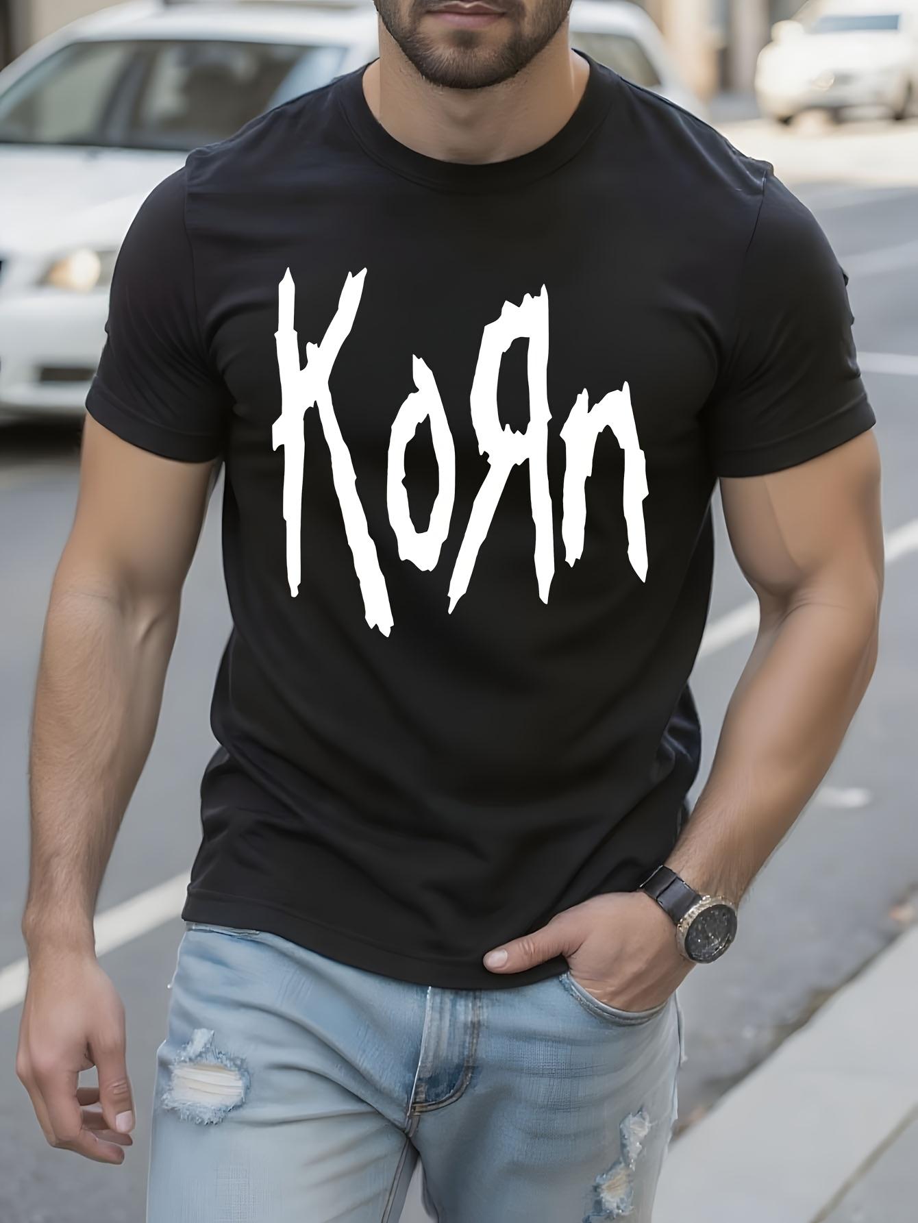 Korn Band Graphic Tshirt - Heavy Metal Band Logo Tee XXL