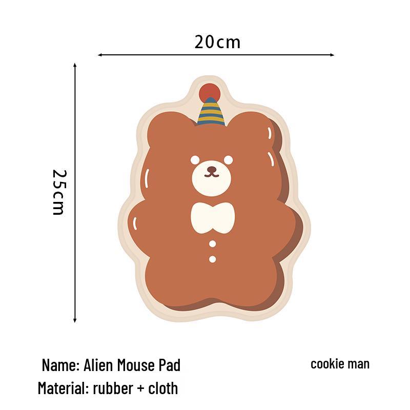 Cute Pink Cartoon Mouse Pad - Non-slip Soft Pad for Notebooks & Keyboards