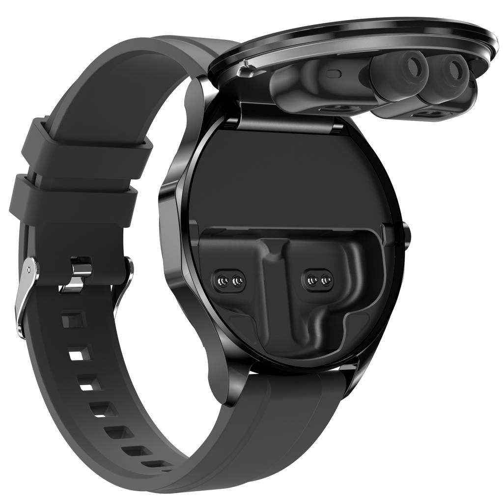 X20 2-in-1 Bluetooth-kompatibler TWS-Ohrhörer Gesundheitsüberwachung 1,43-Zoll-AMOLED-Bildschirm Smartwatch