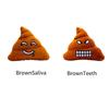 Adorable 8in Poo Family Emoji Plush Toy For Stress Relief And Home Decoration