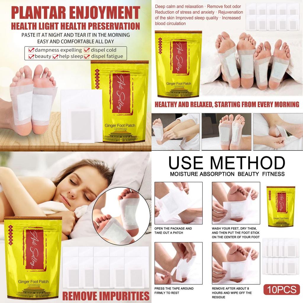 Eelhoe Nourishing Foot Pads For Relaxation And Wellness With Herbal Ginger Essence