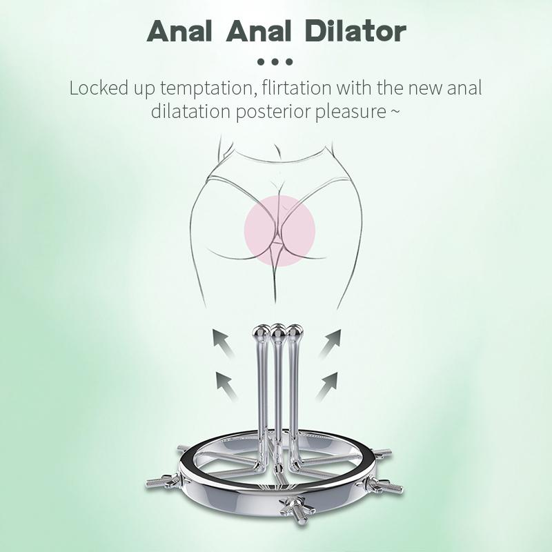 SM Extreme Anal Spreader Vaginální dilatátor Vaginální zrcátko Zrcadlo pro dospělé Masturbátor Anus Dilators Plug Sex Toys Medical