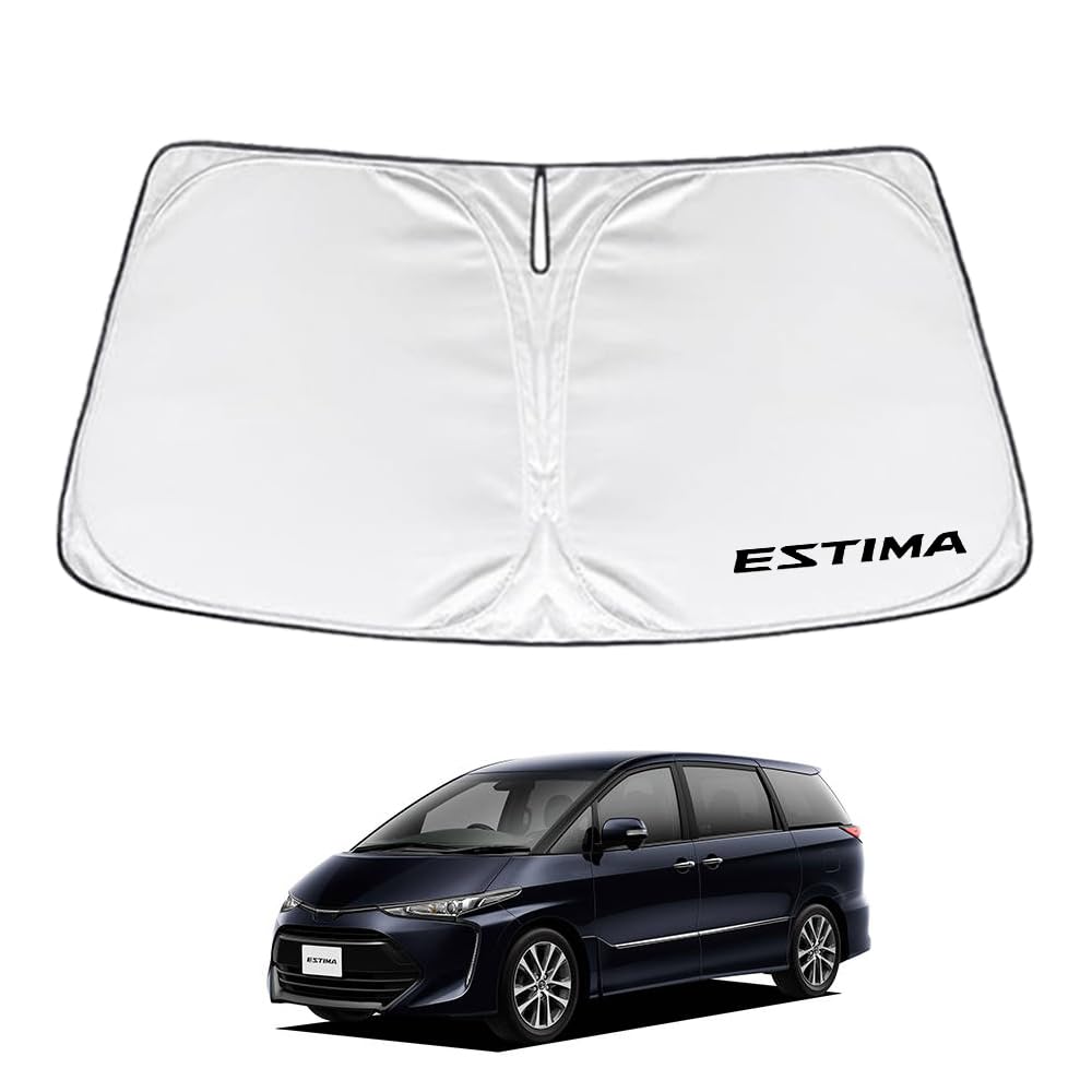 

САВАКАКИ Эксклюзивный солнцезащитный козырек для лобового стекла Toyota Estima серии 50 с логотипом Защита от солнца Теплоизоляция Защита от УФ-лучей Защита от УФ-лучей Тепло