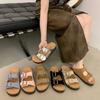 Outer Wear Summer Versatile Women's Shoes Fashion Internet Celebrity Beach Shoes Seaside One-word Drag Casual Vacation Flat Slippers Outer Wear