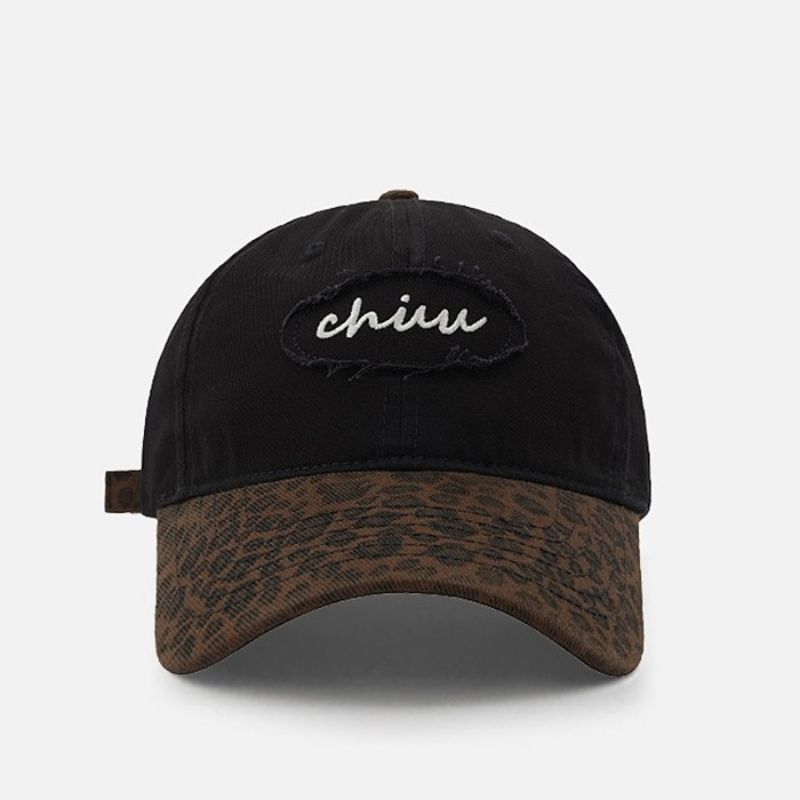 

Fashion Vintage Baseball Hat for Women Leopard Summer Cotton Sunshade Adjustable Duck Tongue Cap Girls Hip Hop Outdoor Hat Adjustable