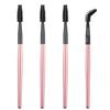 4Pcs Mascara Brush Wands Makeup Lash Spoolies Eyelash Eyebrow Brushes Spooly Applicators for Extensions Reusable(Pink)