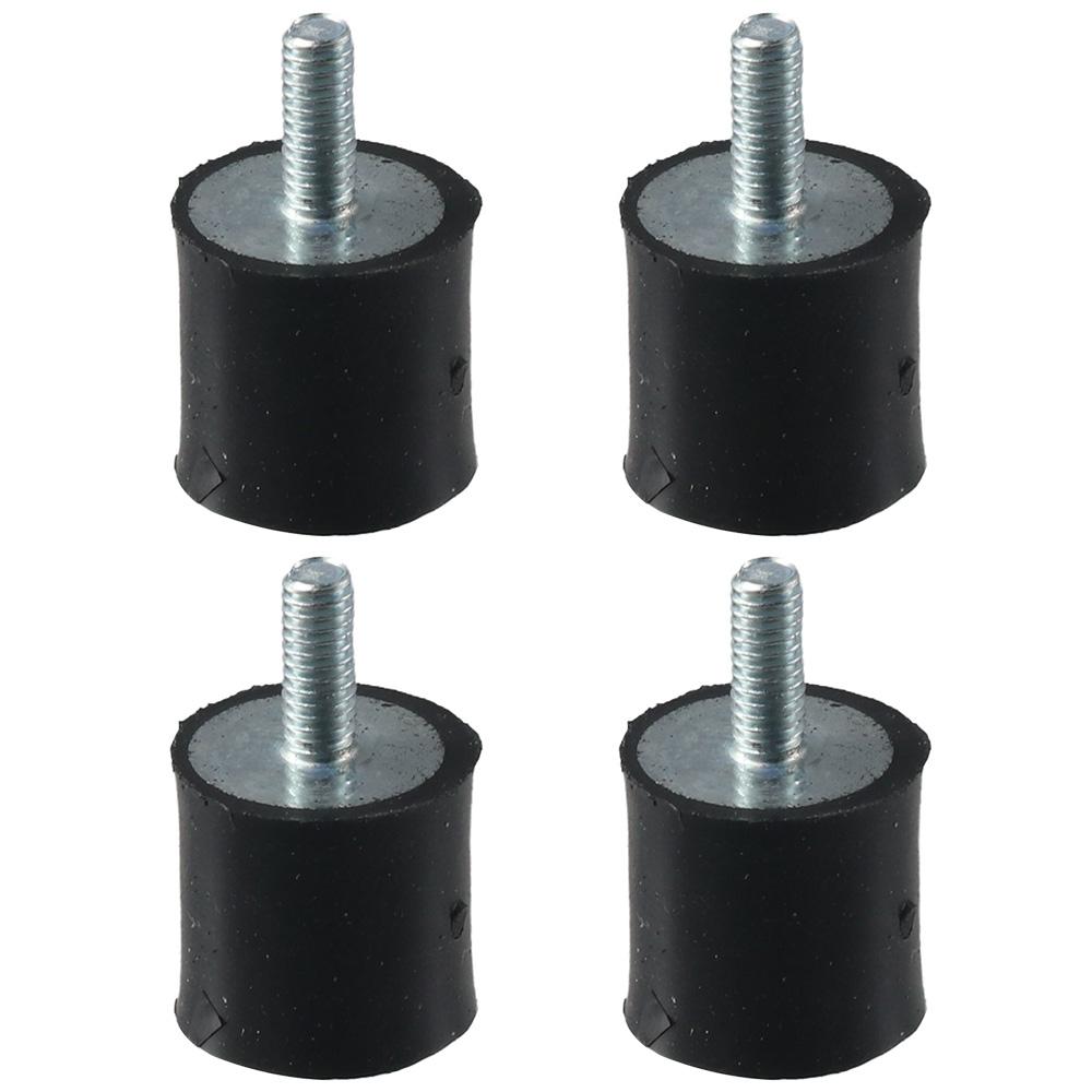 

4 шт. черный цилиндрический амортизатор M3 M4 M5 M6, виброизоляторы с резьбой, лодка, автомобиль