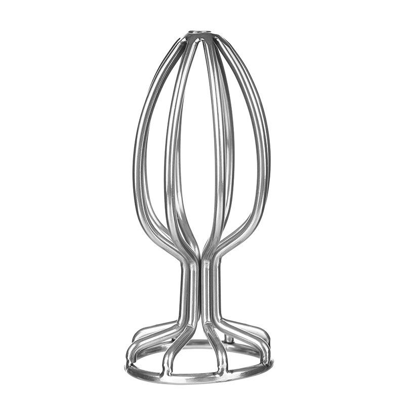 Metal Hollow Anal Plug - Rear Entry Flirting & Training Erotic Toy