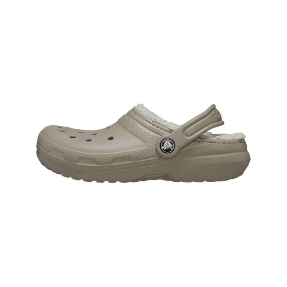 Crocs Classic Lined Clog Comfortable Versatile Durable Support Kids Casual Shoes Kids clogs Gray 207010-2YB