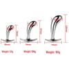 Metal Outerwear Anchor Crescent Anal Plug Thumb - Male & Female Domination Sex Toys