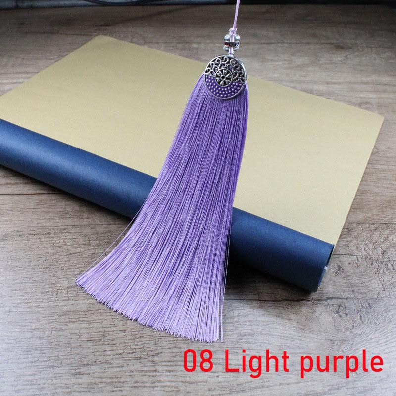 2Pcs Polyester Silk Tassel 15CM Handmade Soft Tassels Hanging Rope Pendant Tassel For DIY Crafts Jewelry Making Decoration