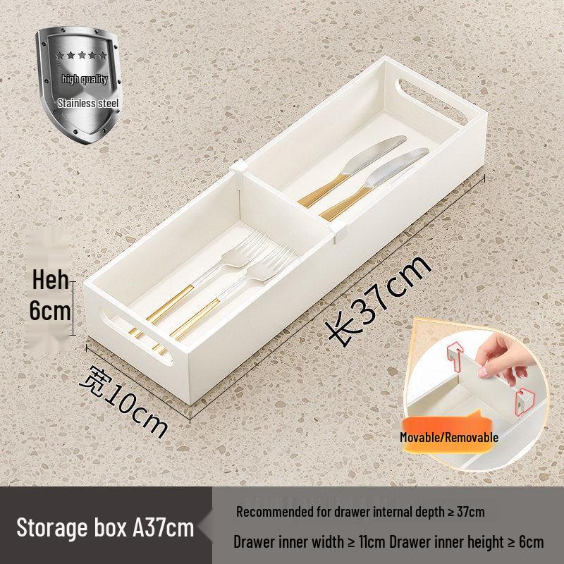 Qiwei Cream Style Wooden Knife Storage Block