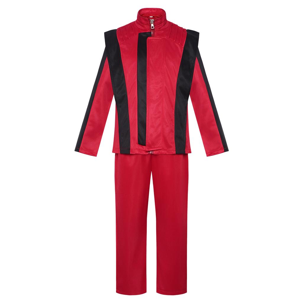Pánská sada Cosplay bund Michael Jackson Street Dance Super Star Cosplay Tepláková souprava Retro 80. léta Oblečení na jevištní show Halloweenský oblek