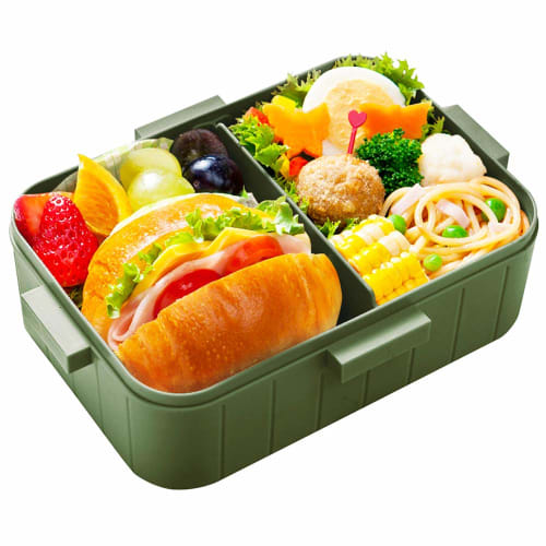 Skater 4 Point Lock Lunch Box 900ml Large Capacity Lunch Box 1 Tier Brooklyn Men's Made in Japan YZFL9