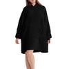 Women's Loose Thickened Double-Faced Fleece Hoodie Home Clothes Top