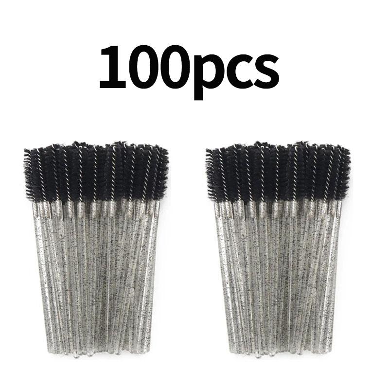 

Wholesale 100pcs Disposable Eyelash Brushes Spoolies Micro Lash Mascara Wands Combs for Eyelash Extension Makeup Cosmetic Tools