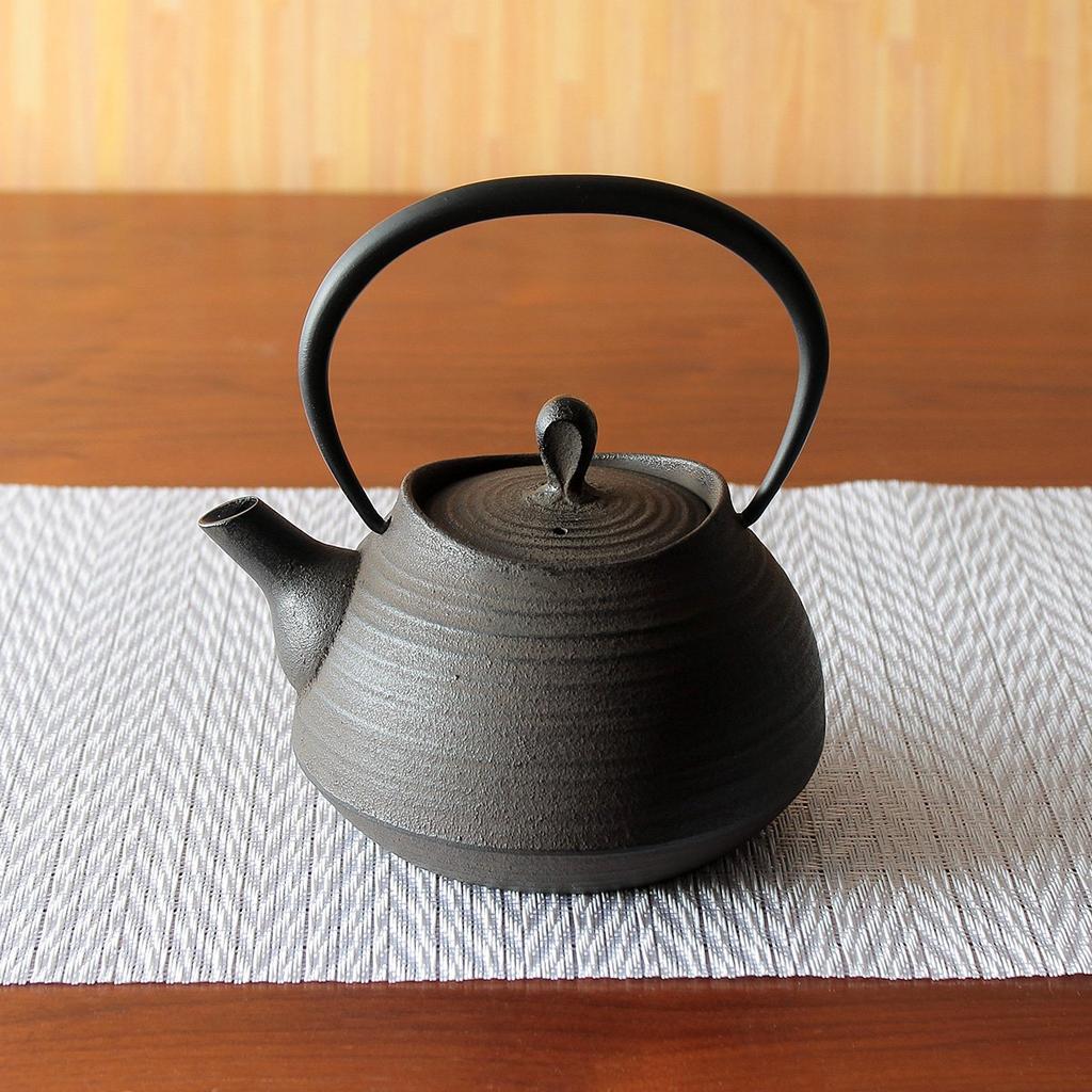 Ichiudo Nambu Eisenware Hakeme Eisenkessel Kessel Hakeme Braun 0,6 l - 0,6 l - [Rost-Finish]