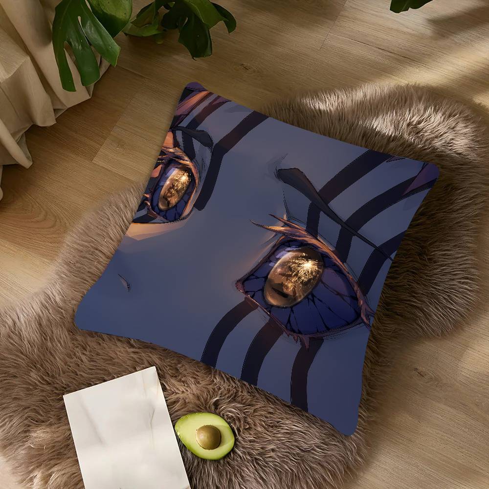 New Movie Popular D-DEMONS Cool S-LAYER Anime Pillow Case Toon Gift Cushion Cover Bedroom Home Sofa Chair Seat Decor Pillow Case