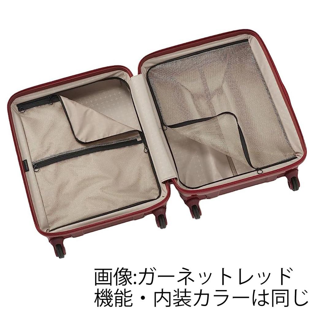 Suitcase M Size 3 Nights 4 Days 4 Nights 5 Days 52L Caster Stopper Silent Casters 10 Year Warranty Made In Japan Carry Case Carry Bag Staria CXR