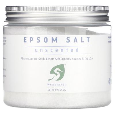 Epsom Salt, Unscented, 16 Oz (454 G)