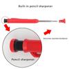 Solid Carpenter's Pencil Woodworking Mechanical Pencil Deep Hole Marker Construction Marking Tools Refill Leads Marking Tools
