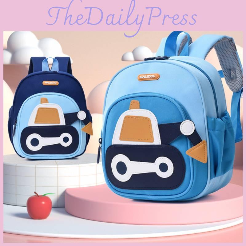 Cute And Stylish Oxford Fabric Kindergarten Backpack For Kids With Breathable Design