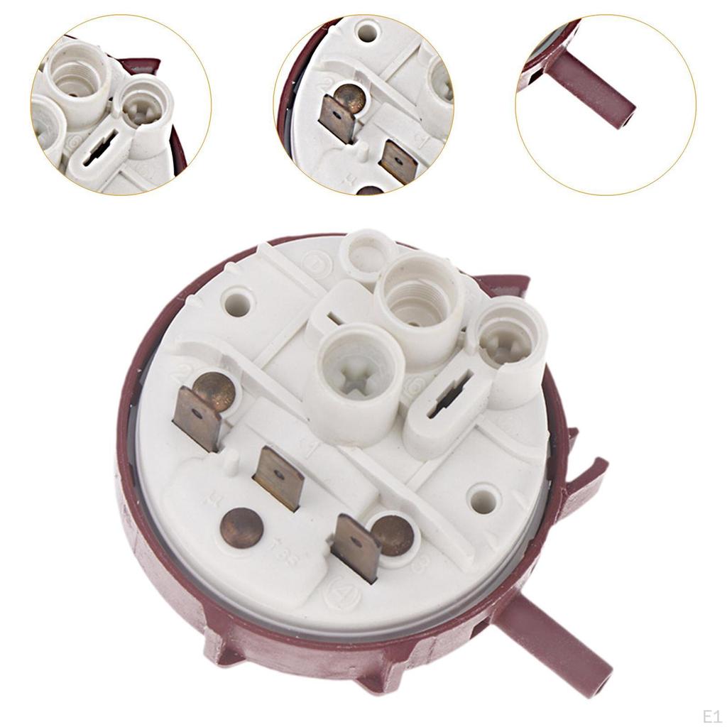 Metal Water Level Switch Washer Pressure Senser 55mm High Performance Replacement Stable Maintenance