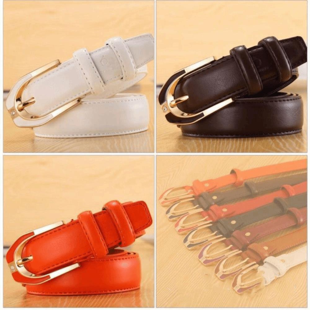 Casual Leather Belt Fashion Women Belt Straps Waistband Belt  Personalized