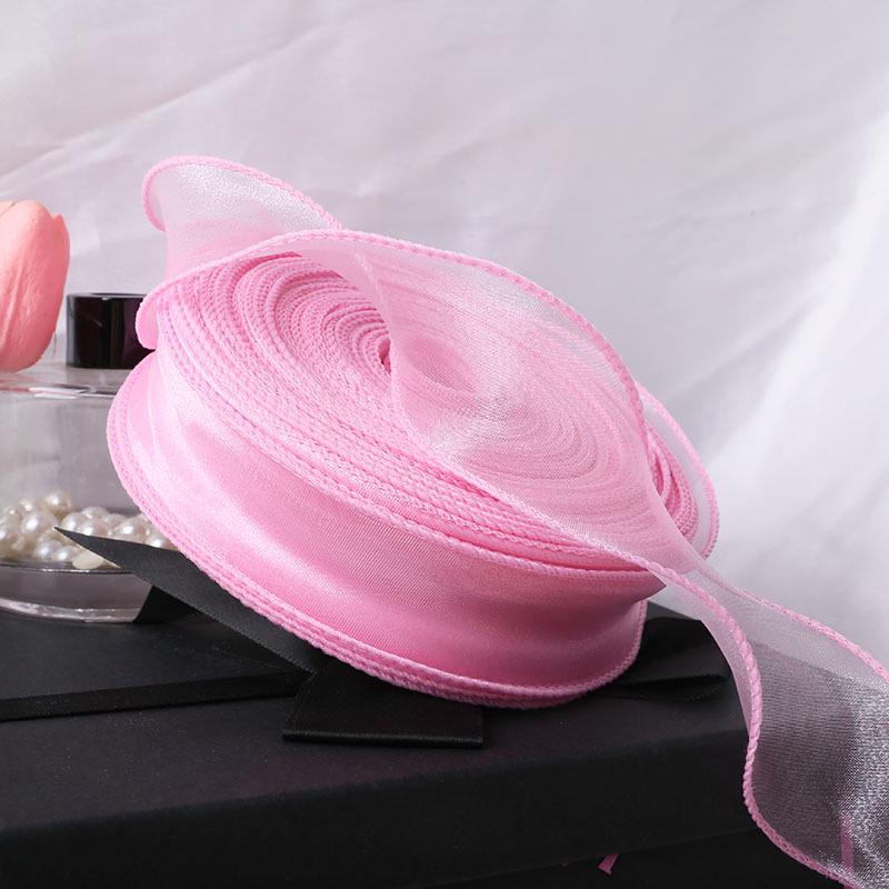 Curled Fish Tail Yarn Ribbon - 50 Yards Wavy Edge for Cake & Flower Decoration