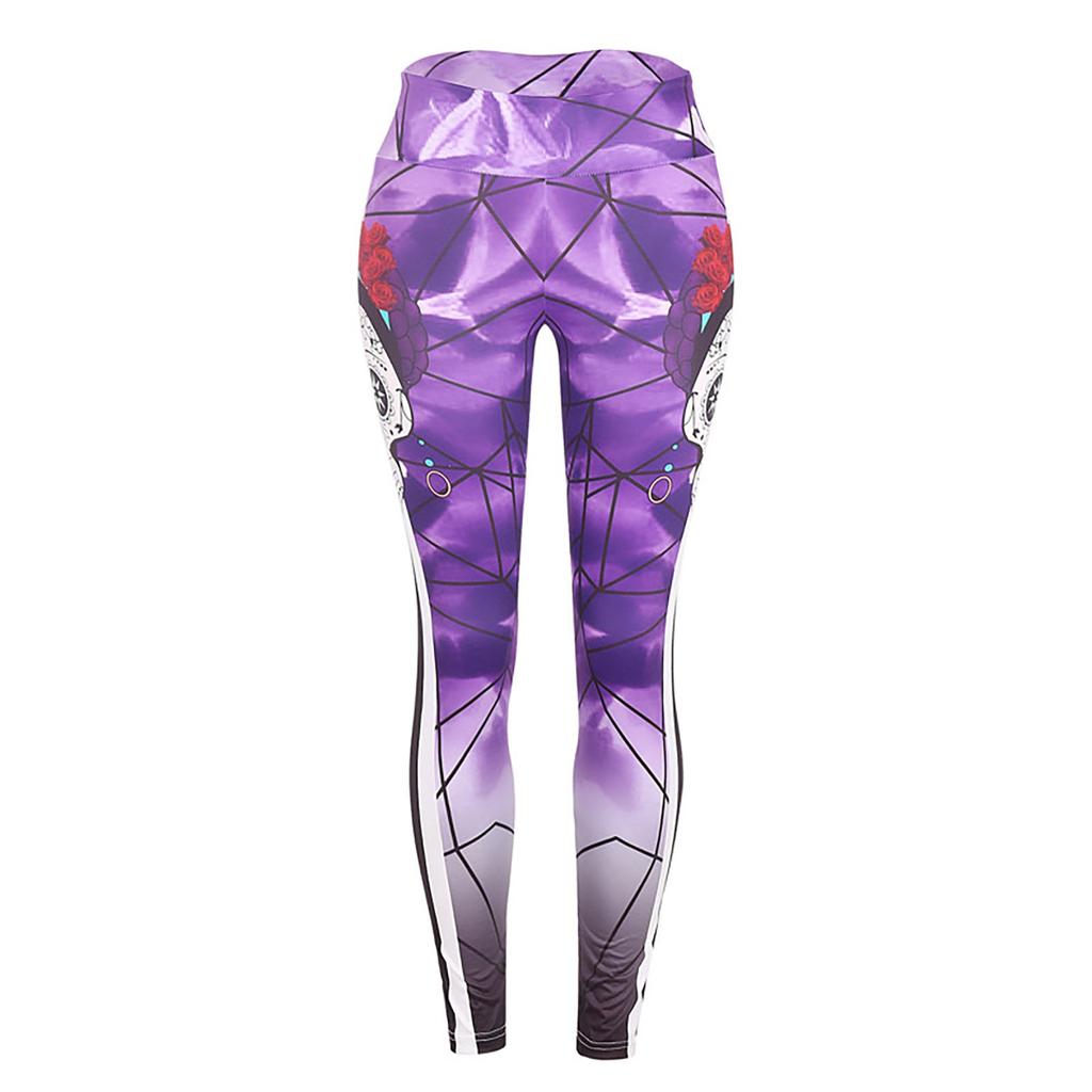 Women's Slim And Hip Lifting Printing Yoga Pants Leggings Pencil Pants
