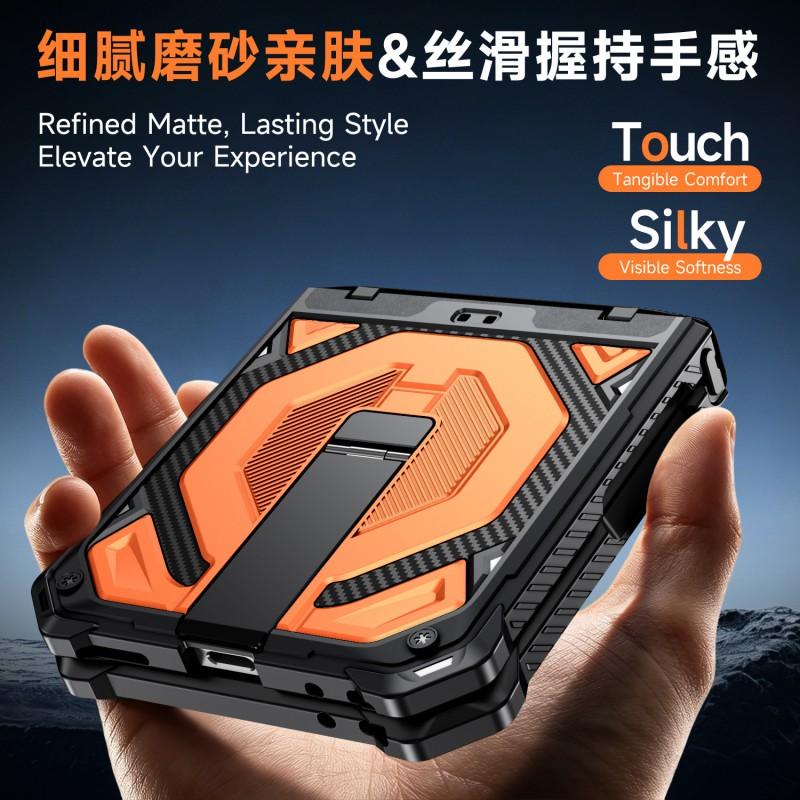 Folding Phone Case Galaxy Z Flip8 Shockproof Protective Cover With Stand Magnetic