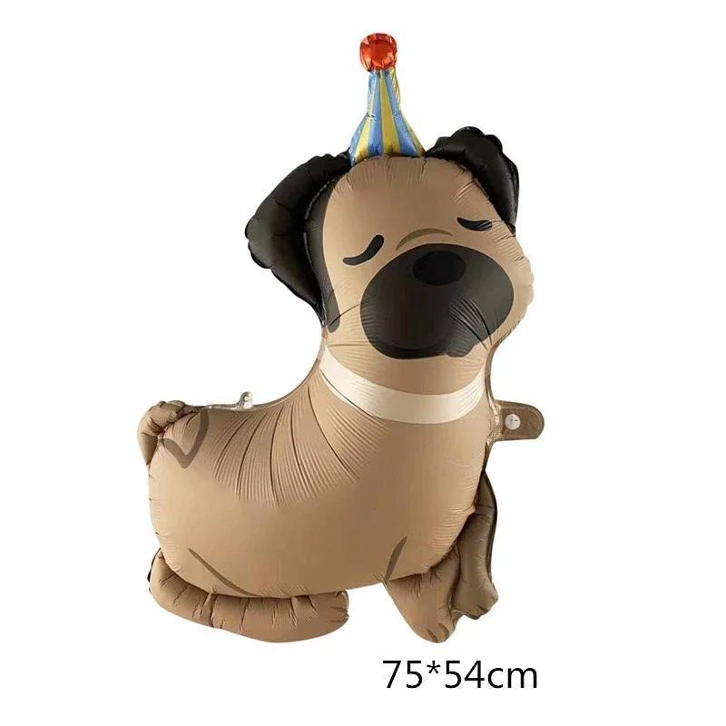 

Фольгированные шары Мордочка щенка Декорации для вечеринки любителей собак Празднование дня рождения питомца День святого Валентина Настенное искусство для детской комнаты Праздничный шар Other